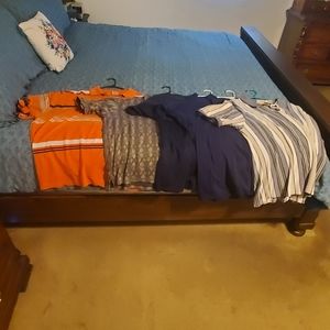 MENS POLO SHIRTS 4XL LOT OF 5